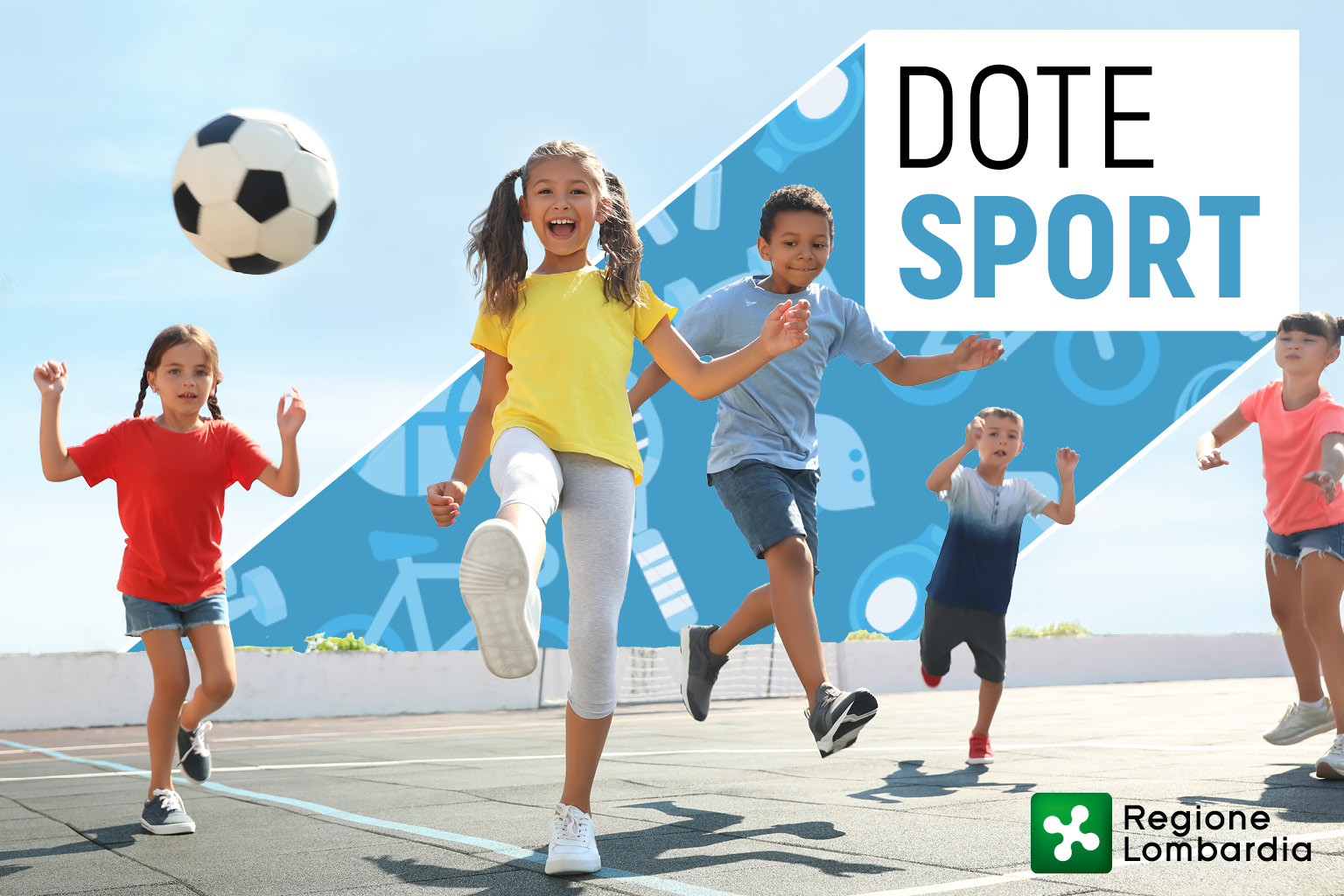 Si informano le famiglie che la Regione Lombardia ha aperto il Bando Dote Sport 2023/2024. Il termine ultimo per presentare la domanda è fissato alle ore 12.00 del 22 marzo 2024.