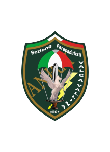 logo associazione : A.N.P.d'I. (Sez. Naz. Paracadutisti d'Italia) - Sezione Valcavallina BG 