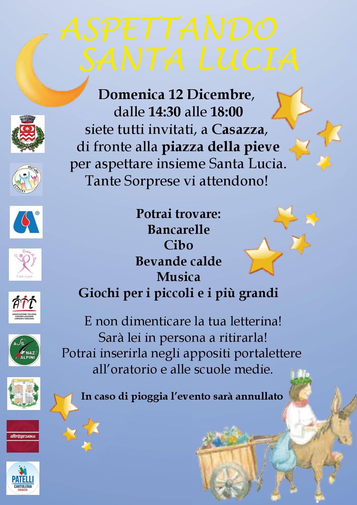 Immagine che raffigura Aspettando Santa Lucia - 12 dicembre 2021