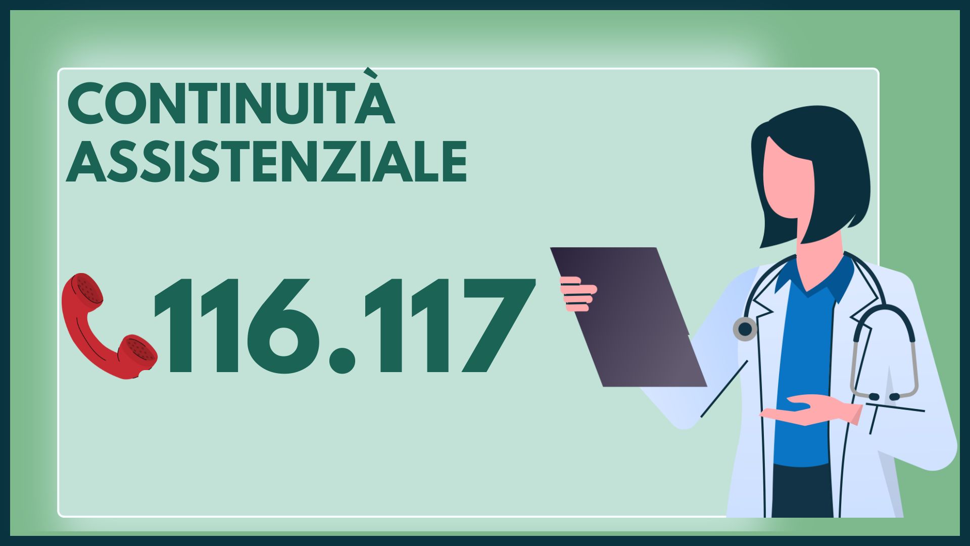 Sabato 6 luglio il territorio bergamasco vedrà l’avvio di un nuovo servizio a favore dei cittadini: la Centrale UNI.CA al n° telefonico 116117 per la gestione della Continuità Assistenziale – CA - (ex guardia medica)